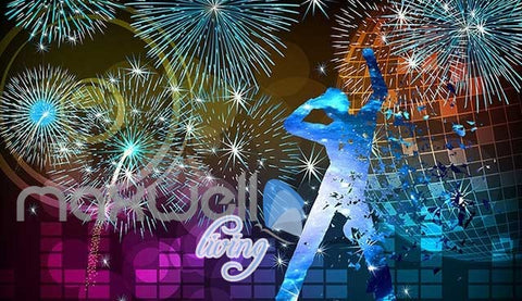 Image of Dancer music fireworks singer Art Wall Murals Wallpaper Decals Prints D¨¦cor IDCWP-JB-000416