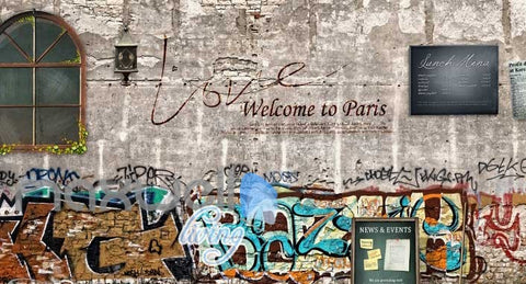 Image of Graffiti On Wall Art Wall Murals Wallpaper Decals Prints Decor IDCWP-JB-000786