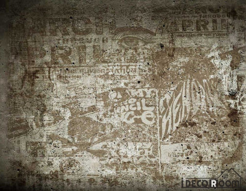 Image of Graphic Design Wall Collage Living Room Restaurant Art Wall Murals Wallpaper Decals Prints Decor IDCWP-JB-000957