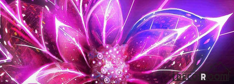 Image of Graphic Design Colorful Flower Poster Living Room Art Wall Murals Wallpaper Decals Prints Decor IDCWP-JB-001136