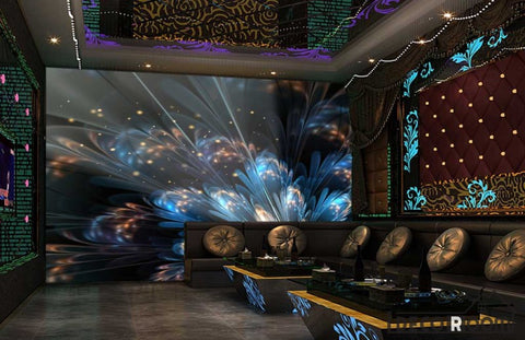 Image of Graphic Design Flower Ktv Club Art Wall Murals Wallpaper Decals Prints Decor IDCWP-JB-001259