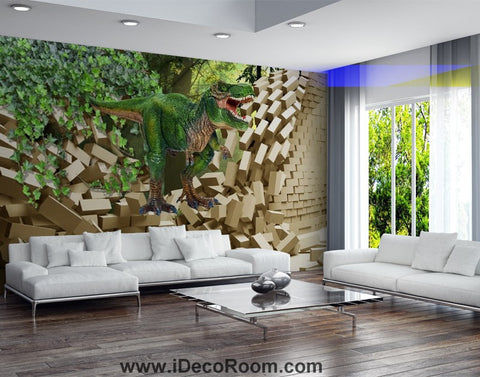 Image of Dinosaur Wallpaper Large Wall Murals for Bedroom Wall Art IDCWP-KL-000100