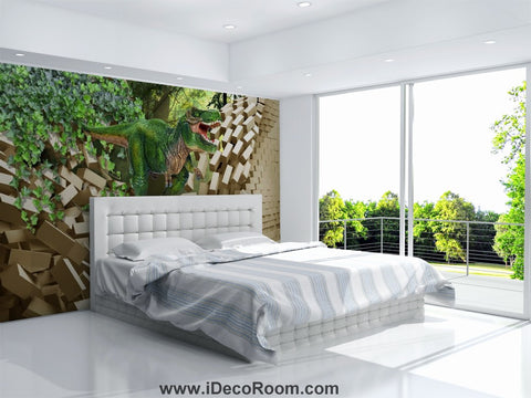 Image of Dinosaur Wallpaper Large Wall Murals for Bedroom Wall Art IDCWP-KL-000100