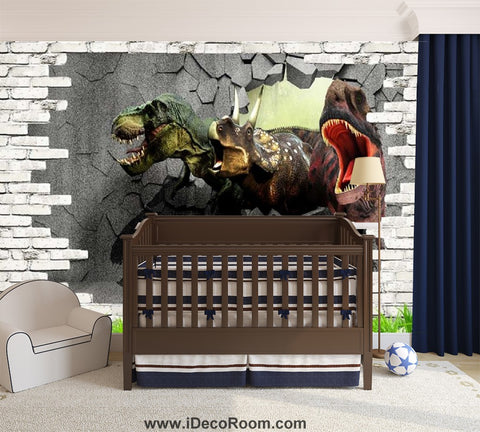 Image of Dinosaur Wallpaper Large Wall Murals for Bedroom Wall Art IDCWP-KL-000107