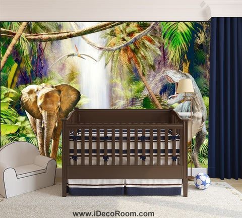 Image of Dinosaur Wallpaper Large Wall Murals for Bedroom Wall Art IDCWP-KL-000108