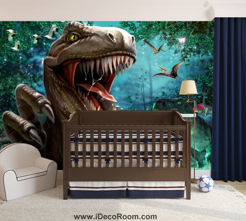 Image of Dinosaur Wallpaper Large Wall Murals for Bedroom Wall Art IDCWP-KL-000110