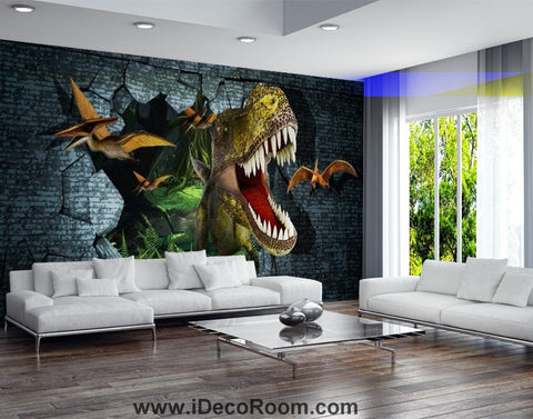 Image of Dinosaur Wallpaper Large Wall Murals for Bedroom Wall Art IDCWP-KL-000111
