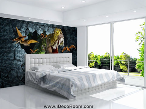 Image of Dinosaur Wallpaper Large Wall Murals for Bedroom Wall Art IDCWP-KL-000111