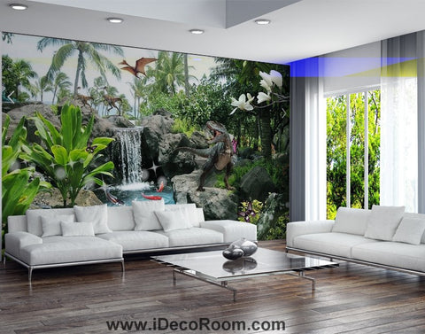 Image of Dinosaur Wallpaper Large Wall Murals for Bedroom Wall Art IDCWP-KL-000114