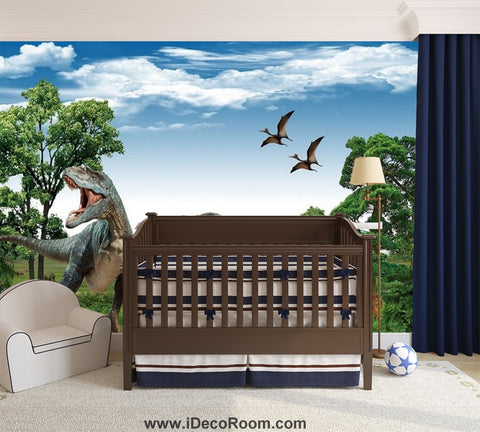 Image of Dinosaur Wallpaper Large Wall Murals for Bedroom Wall Art IDCWP-KL-000115