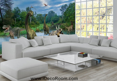 Image of Dinosaur Wallpaper Large Wall Murals for Bedroom Wall Art IDCWP-KL-000116