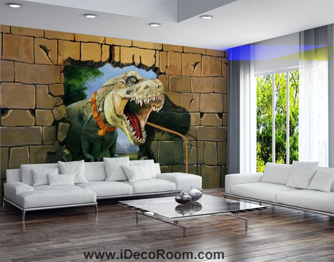 Image of Dinosaur Wallpaper Large Wall Murals for Bedroom Wall Art IDCWP-KL-000117