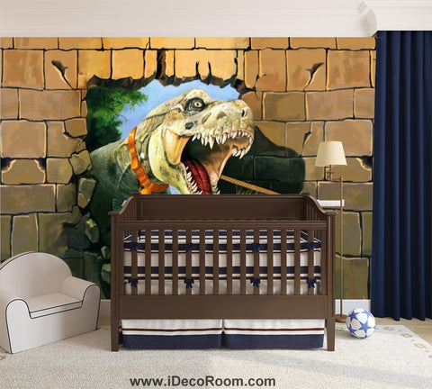 Image of Dinosaur Wallpaper Large Wall Murals for Bedroom Wall Art IDCWP-KL-000117