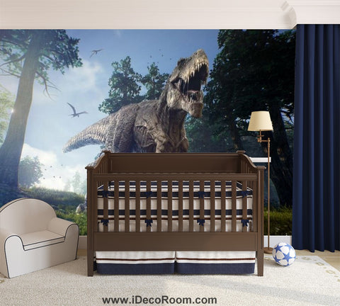 Image of Dinosaur Wallpaper Large Wall Murals for Bedroom Wall Art IDCWP-KL-000120