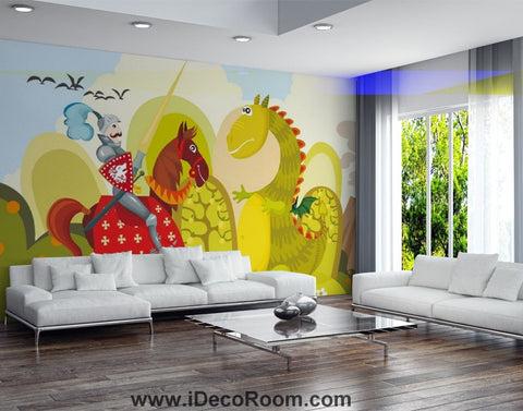 Image of Dinosaur Wallpaper Large Wall Murals for Bedroom Wall Art IDCWP-KL-000123