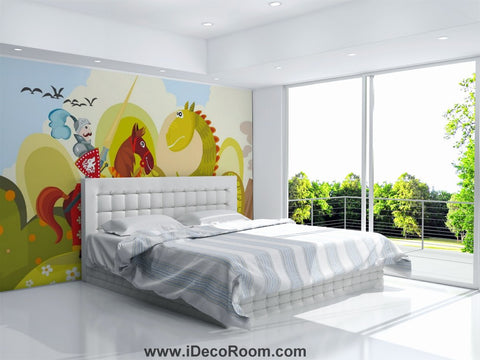 Image of Dinosaur Wallpaper Large Wall Murals for Bedroom Wall Art IDCWP-KL-000123
