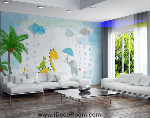 Image of Dinosaur Wallpaper Large Wall Murals for Bedroom Wall Art IDCWP-KL-000124