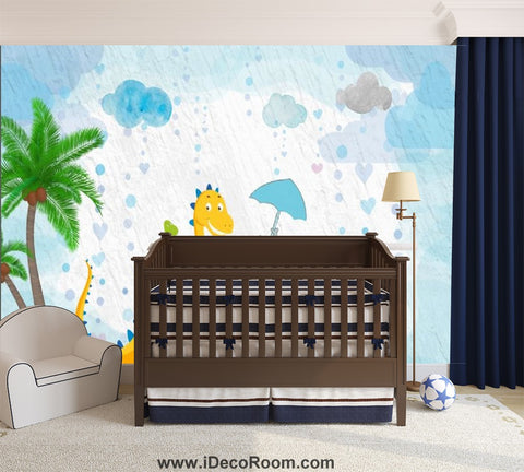 Image of Dinosaur Wallpaper Large Wall Murals for Bedroom Wall Art IDCWP-KL-000124