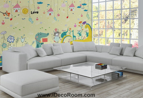Image of Dinosaur Wallpaper Large Wall Murals for Bedroom Wall Art IDCWP-KL-000125