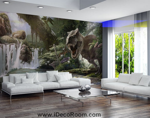 Image of Dinosaur Wallpaper Large Wall Murals for Bedroom Wall Art IDCWP-KL-000126