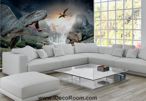 Image of Dinosaur Wallpaper Large Wall Murals for Bedroom Wall Art IDCWP-KL-000127
