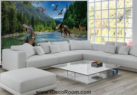 Image of Dinosaur Wallpaper Large Wall Murals for Bedroom Wall Art IDCWP-KL-000128