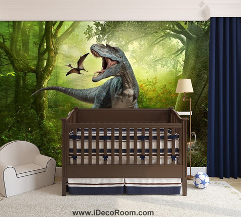 Image of Dinosaur Wallpaper Large Wall Murals for Bedroom Wall Art IDCWP-KL-000129
