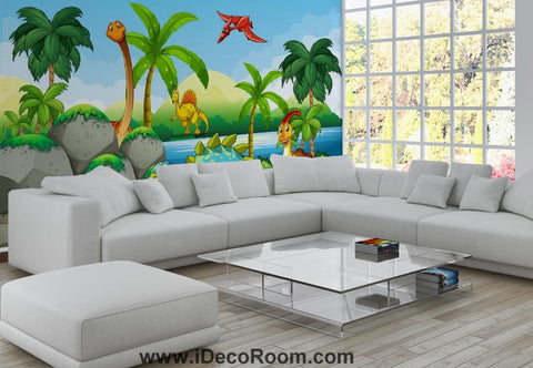 Image of Dinosaur Wallpaper Large Wall Murals for Bedroom Wall Art IDCWP-KL-000130