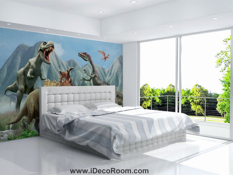 Image of Dinosaur Wallpaper Large Wall Murals for Bedroom Wall Art IDCWP-KL-000131