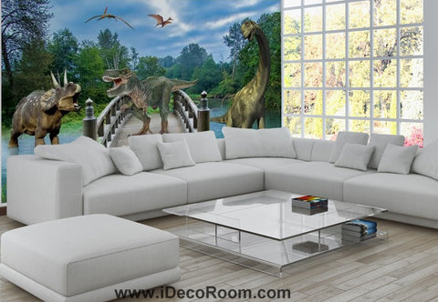 Image of Dinosaur Wallpaper Large Wall Murals for Bedroom Wall Art IDCWP-KL-000132