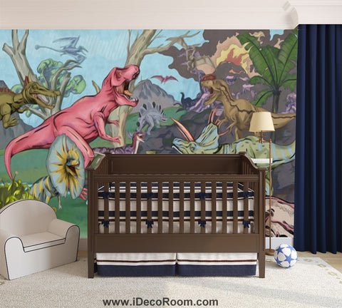 Image of Dinosaur Wallpaper Large Wall Murals for Bedroom Wall Art IDCWP-KL-000133