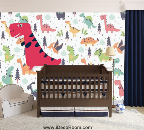 Image of Dinosaur Wallpaper Large Wall Murals for Bedroom Wall Art IDCWP-KL-000134