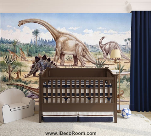 Image of Dinosaur Wallpaper Large Wall Murals for Bedroom Wall Art IDCWP-KL-000136