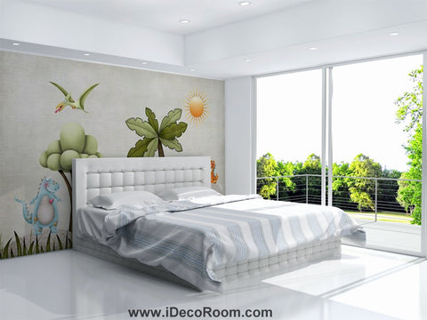 Image of Dinosaur Wallpaper Large Wall Murals for Bedroom Wall Art IDCWP-KL-000137