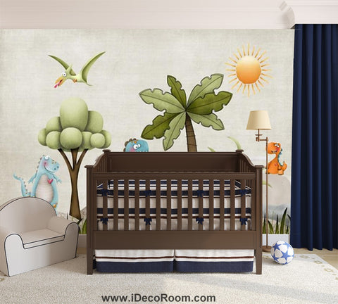 Image of Dinosaur Wallpaper Large Wall Murals for Bedroom Wall Art IDCWP-KL-000137
