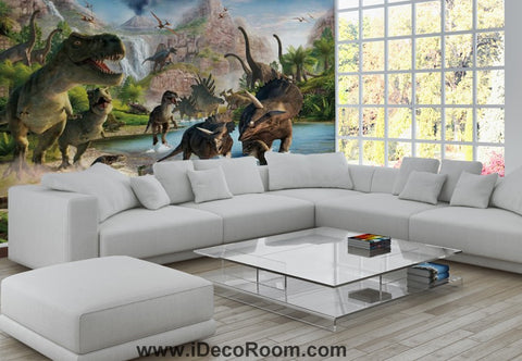 Image of Dinosaur Wallpaper Large Wall Murals for Bedroom Wall Art IDCWP-KL-000138