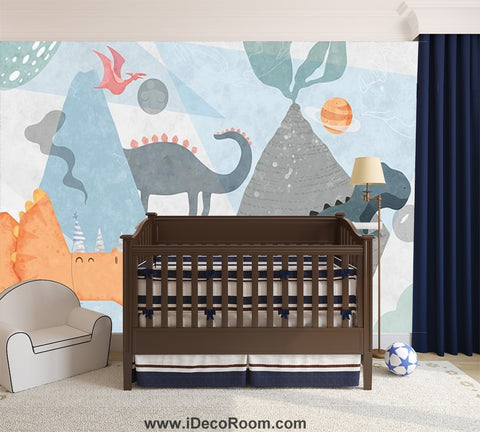 Image of Dinosaur Wallpaper Large Wall Murals for Bedroom Wall Art IDCWP-KL-000146