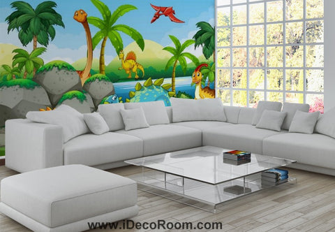 Image of Dinosaur Wallpaper Large Wall Murals for Bedroom Wall Art IDCWP-KL-000148
