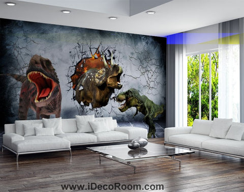 Image of Dinosaur Wallpaper Large Wall Murals for Bedroom Wall Art IDCWP-KL-000151