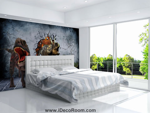 Image of Dinosaur Wallpaper Large Wall Murals for Bedroom Wall Art IDCWP-KL-000151