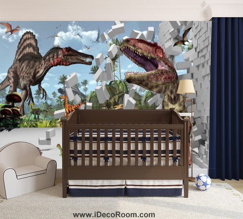 Image of Dinosaur Wallpaper Large Wall Murals for Bedroom Wall Art IDCWP-KL-000152