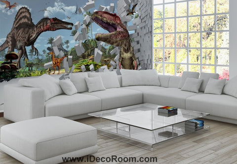 Image of Dinosaur Wallpaper Large Wall Murals for Bedroom Wall Art IDCWP-KL-000152