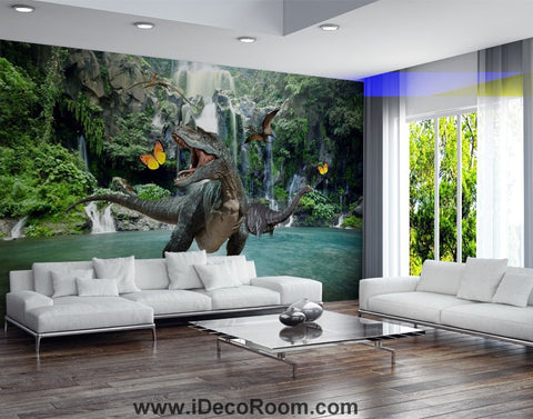 Image of Dinosaur Wallpaper Large Wall Murals for Bedroom Wall Art IDCWP-KL-000153