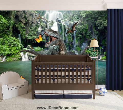 Image of Dinosaur Wallpaper Large Wall Murals for Bedroom Wall Art IDCWP-KL-000153