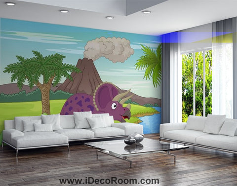 Image of Dinosaur Wallpaper Large Wall Murals for Bedroom Wall Art IDCWP-KL-000155