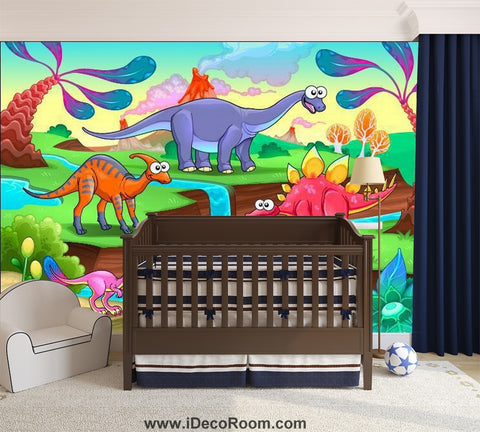 Image of Dinosaur Wallpaper Large Wall Murals for Bedroom Wall Art IDCWP-KL-000156