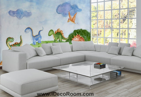 Image of Dinosaur Wallpaper Large Wall Murals for Bedroom Wall Art IDCWP-KL-000157