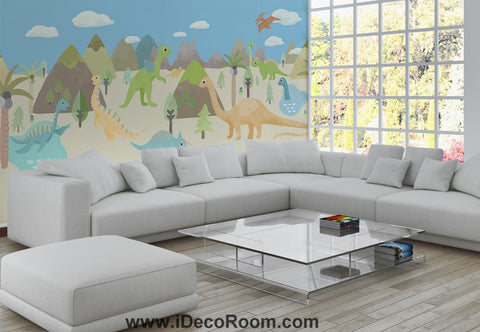 Image of Dinosaur Wallpaper Large Wall Murals for Bedroom Wall Art IDCWP-KL-000158
