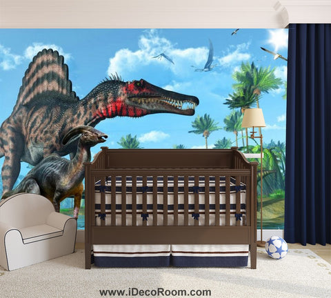 Image of Dinosaur Wallpaper Large Wall Murals for Bedroom Wall Art IDCWP-KL-000159