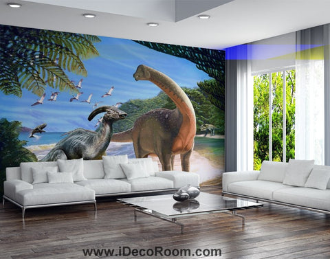 Image of Dinosaur Wallpaper Large Wall Murals for Bedroom Wall Art IDCWP-KL-000161